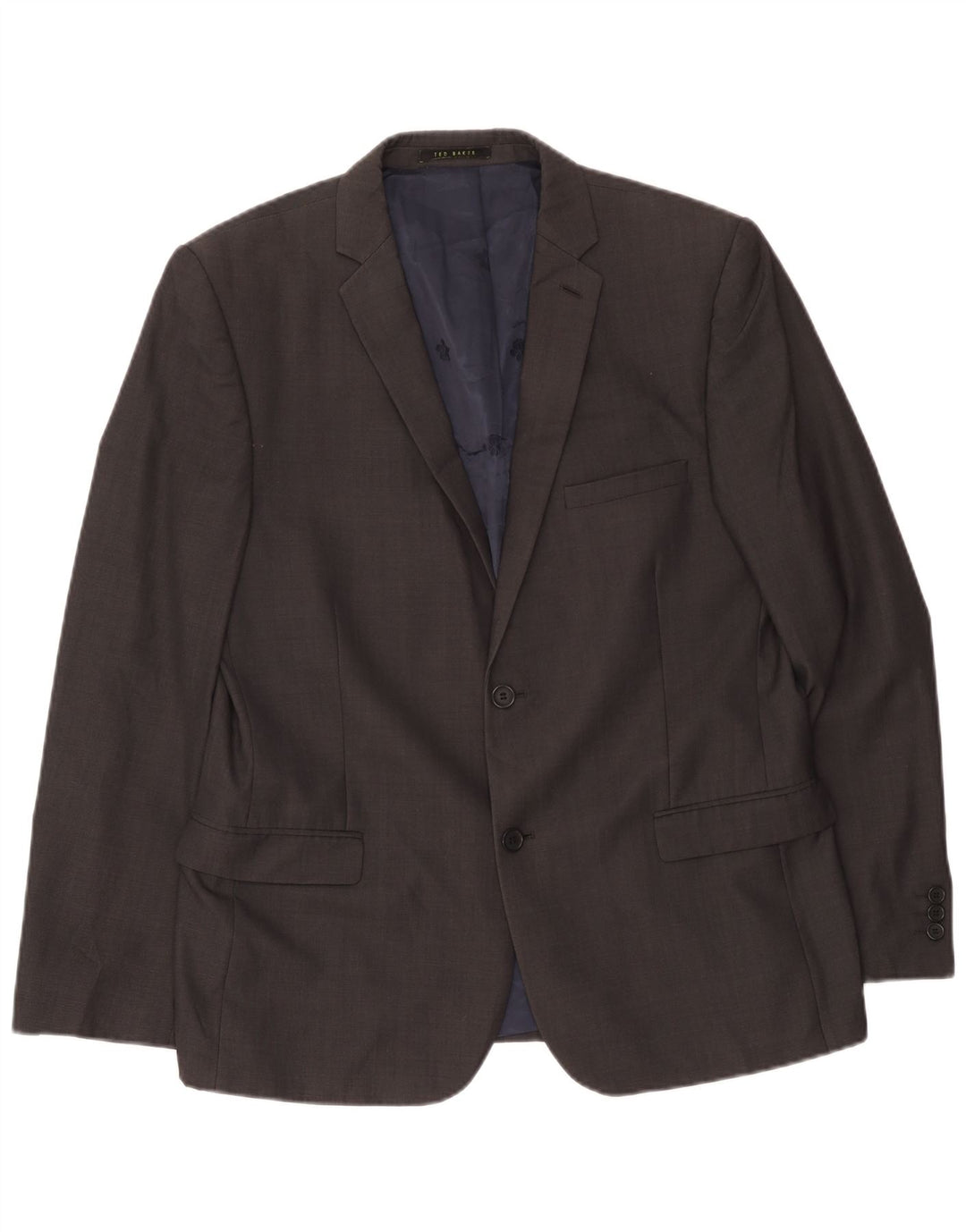 Ted Baker Chaqueta tipo blazer de 2 botones para hombre UK 42 XL Lana gris