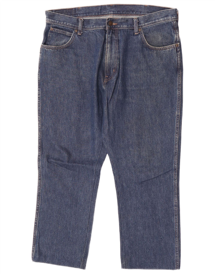 Damskie jeansy Wrangler o regularnym kroju W38 L26, niebieska bawełna