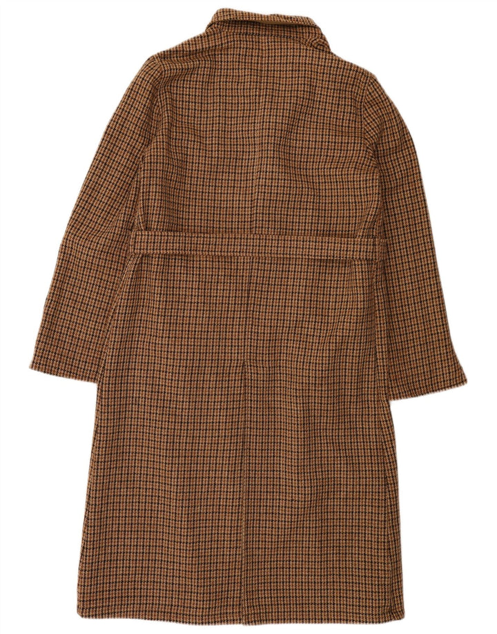 Salco Womens Reversible Trench Coat UK 14 Medium Khaki Polyester