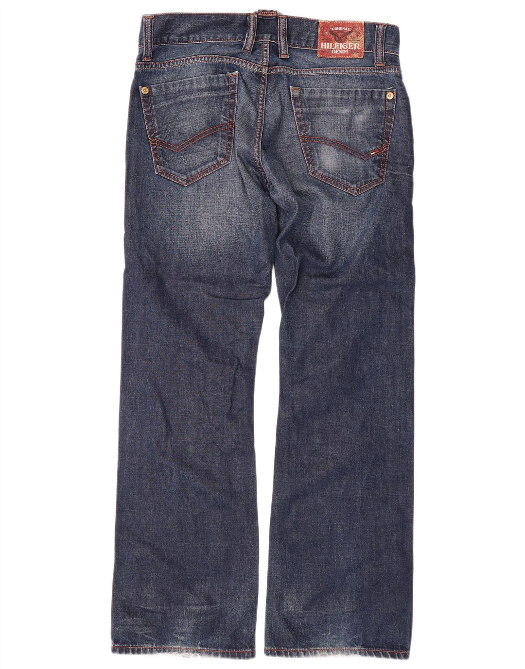 TOMMY HILFIGER Womens Rogar Bootcut Jeans W32 L32 Blue Cotton
