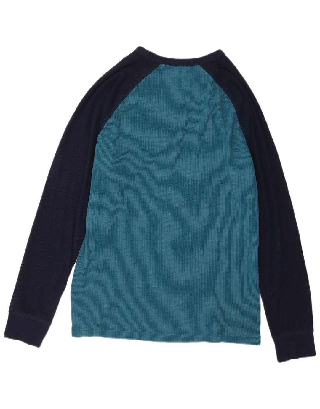Gap Herre Top Langærmet Stor Blå Colourblock Bomuld