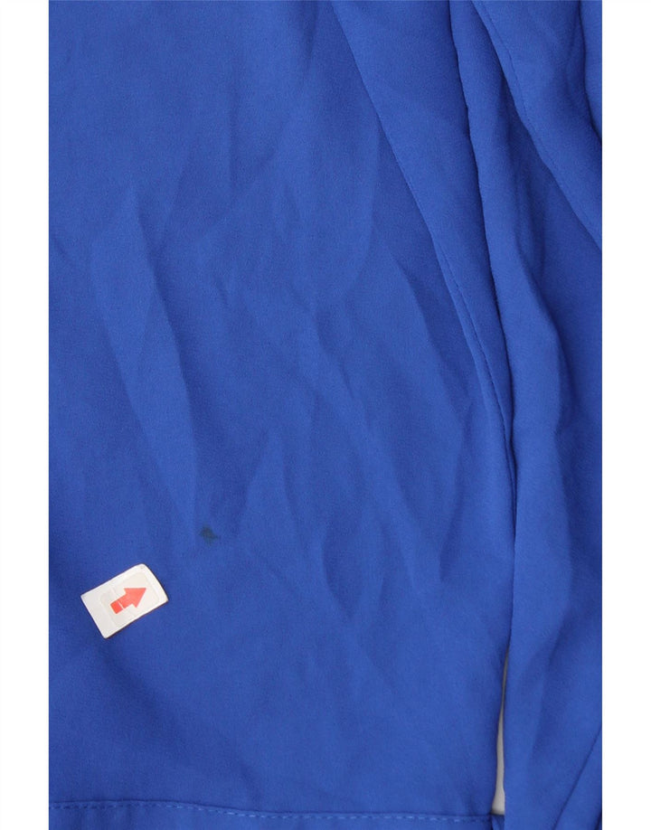 Marks & Spencer Womens 3/4 Sleeve Blouse Top UK 18 XL Blue Polyester