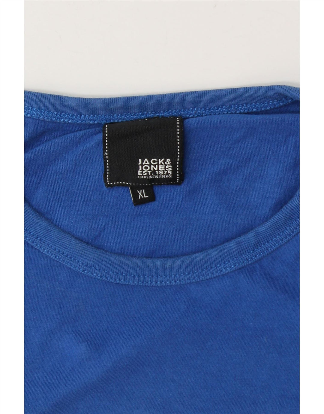 JACK & JONES Mens Graphic T-Shirt Top XL Blue