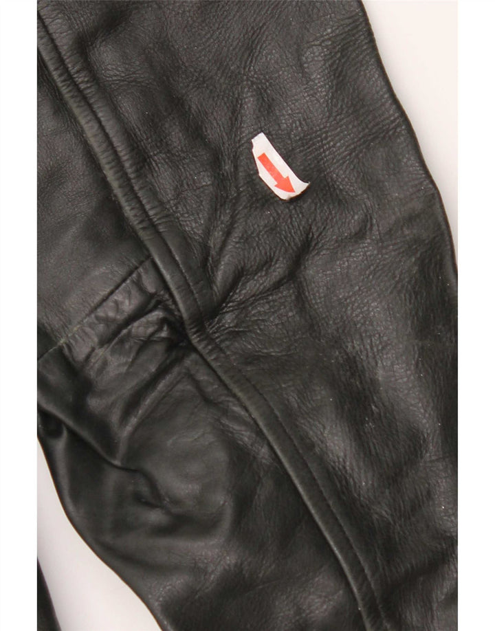 MONTANA Herren Lederjacke UK 44 2XL Schwarz