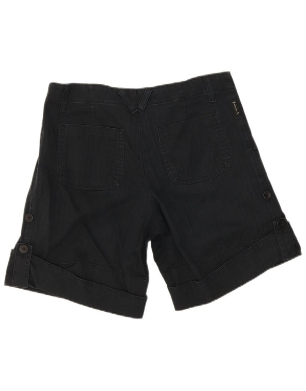 Armani Pantalones cortos chinos para mujer EU 40 Medium W27 Algodón a rayas negras