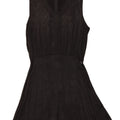 ARMANI EXCHANGE Kvinders grafisk ærmeløs A-line kjole US 6 Medium Black