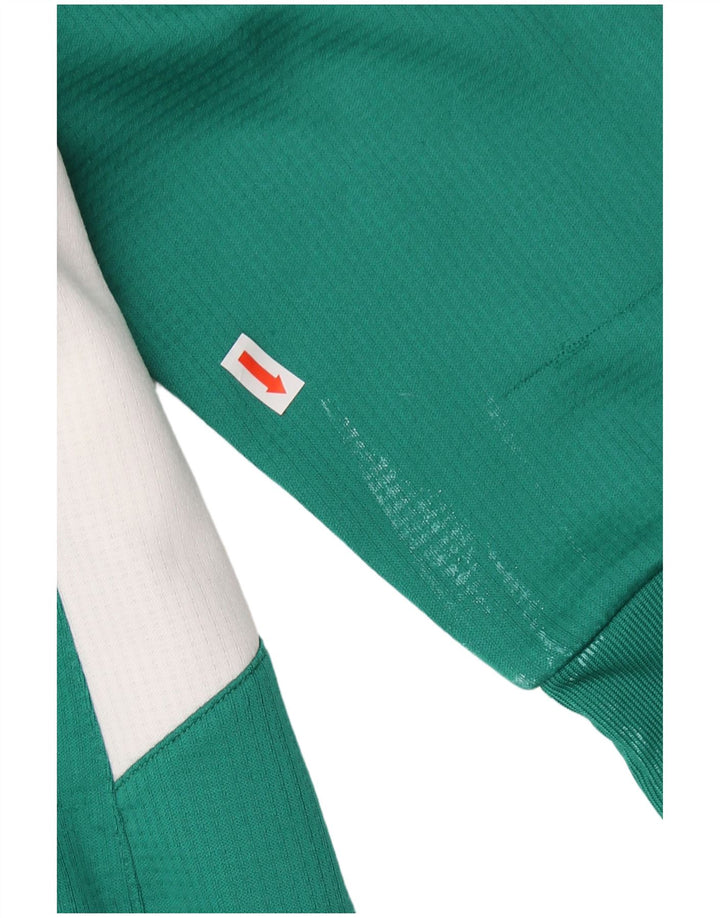 PUMA Felpa da uomo Maglione Large Verde Colourblock Poliestere