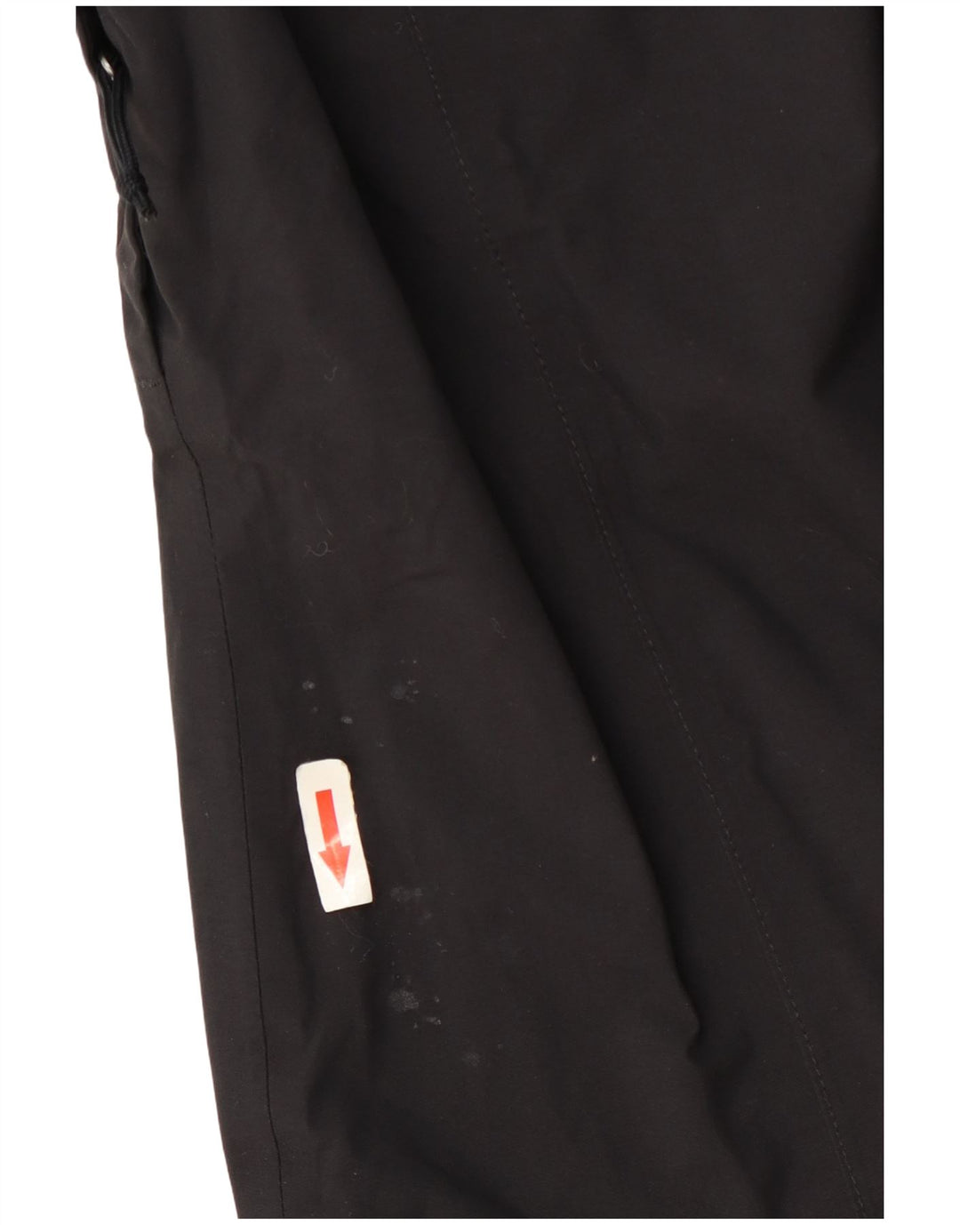 The North Face Womens Hooded Rain Jacket UK 10 Small Black Nylon