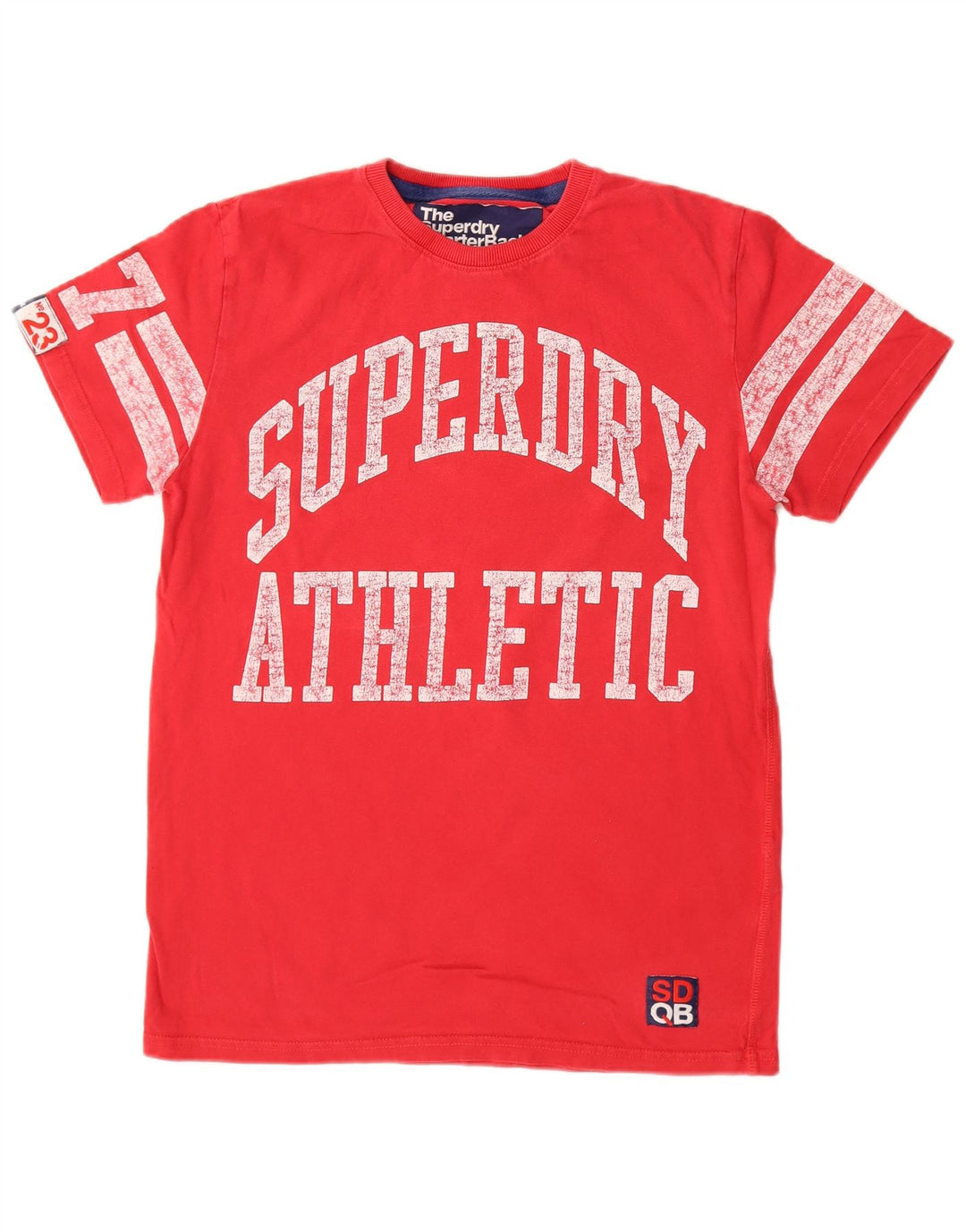 SUPERDRY T-Shirt Graphique Homme Rouge Moyen Coton
