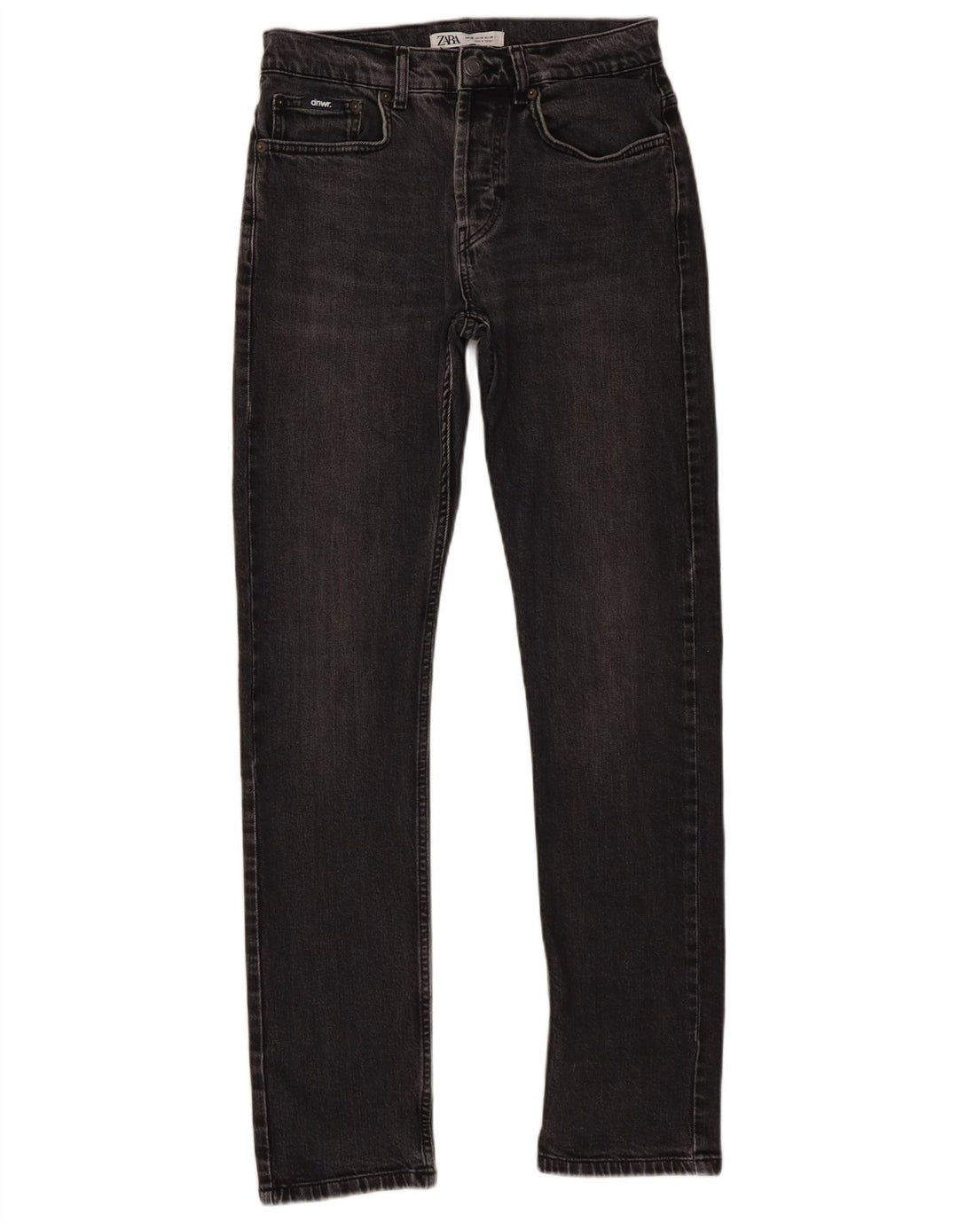 Zara Mens Slim Jeans EU 38 Small W30 L30 Grey Cotton