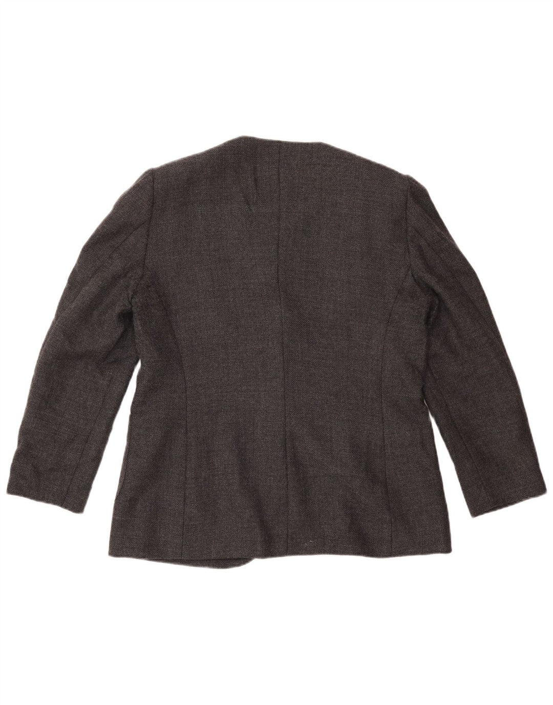 LUISA SPAGNOLI Womens 1 Button Blazer Jacket IT 48 XL Grey Wool