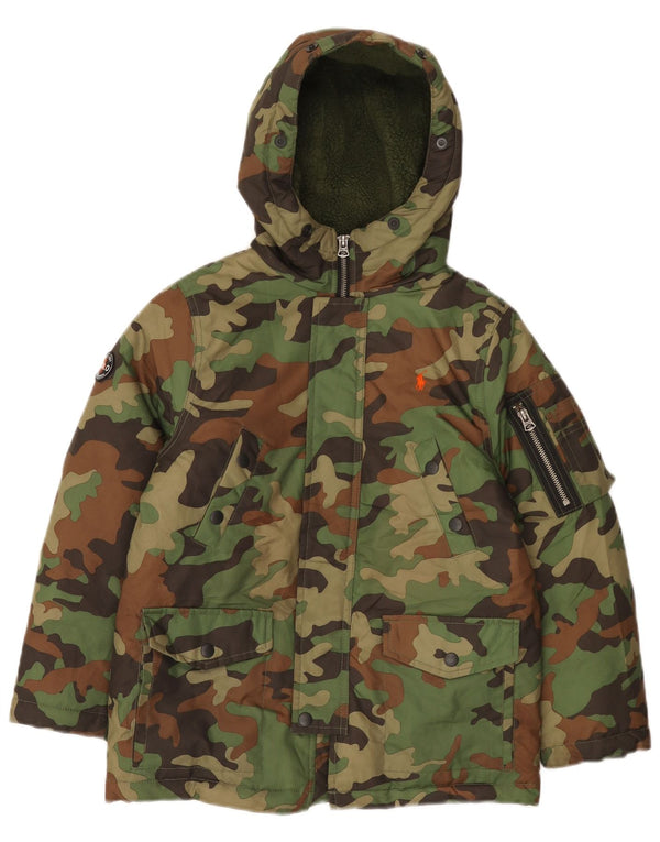 Polo Ralph Lauren drenge vindjakke 7-8 år Lille grøn Camouflage