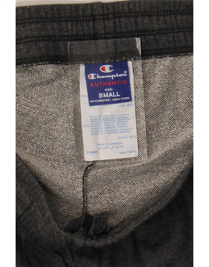Champion Mens Tracksuit Trousers Joggers Small Grey Cotton