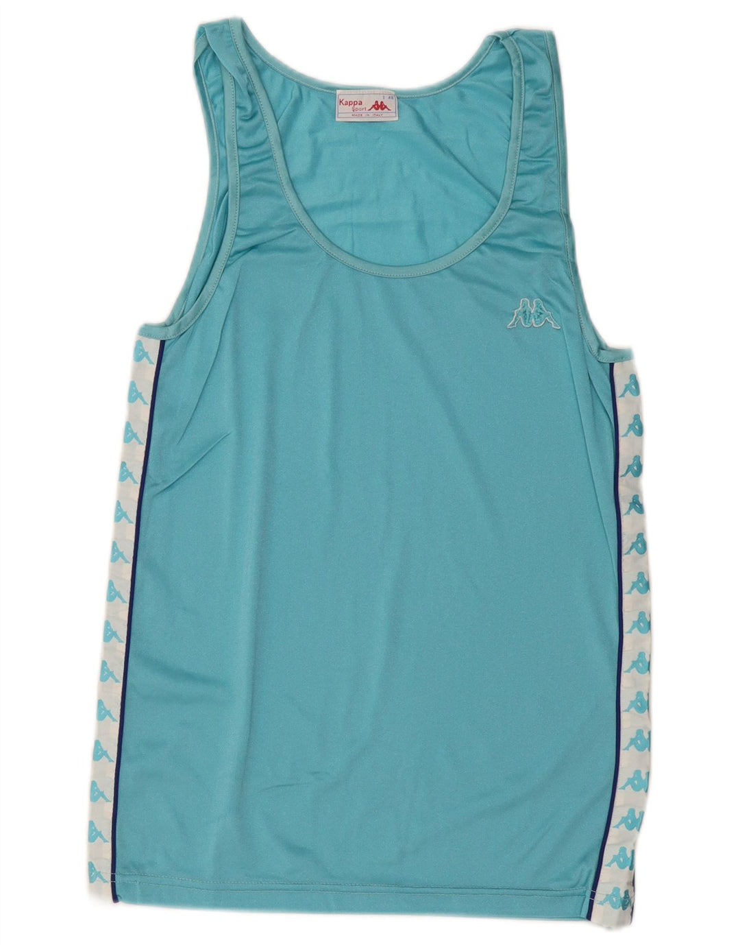 Ανδρικό γραφικό γιλέκο KAPPA Top IT 46 Small Blue Colorblock Πολυαμίδιο