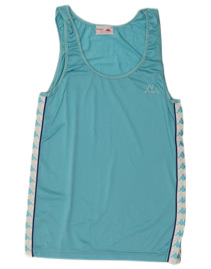 Ανδρικό γραφικό γιλέκο KAPPA Top IT 46 Small Blue Colorblock Πολυαμίδιο