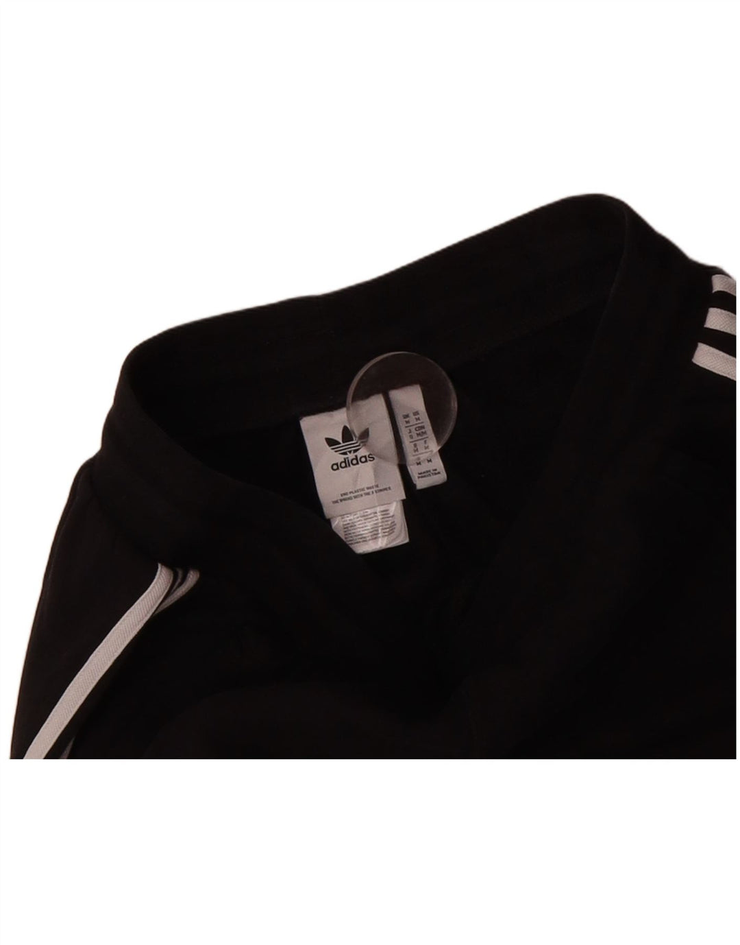 ADIDAS Mens Tracksuit Trousers Joggers Medium  Black Cotton