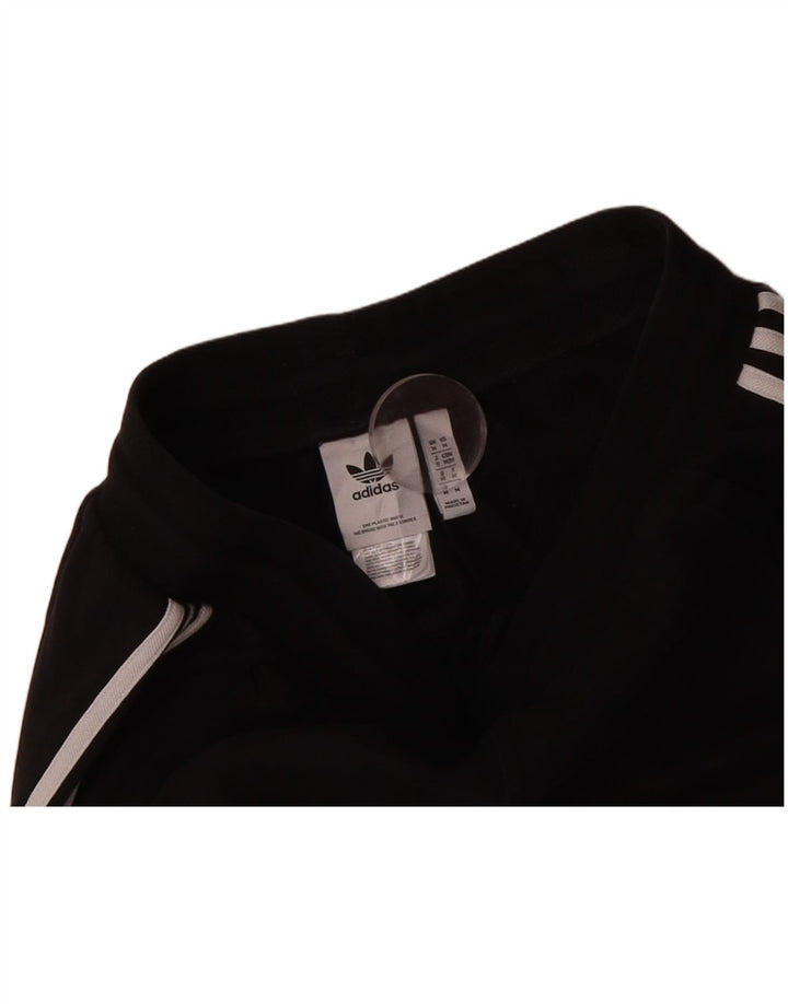 ADIDAS Mens Tracksuit Trousers Joggers Medium  Black Cotton