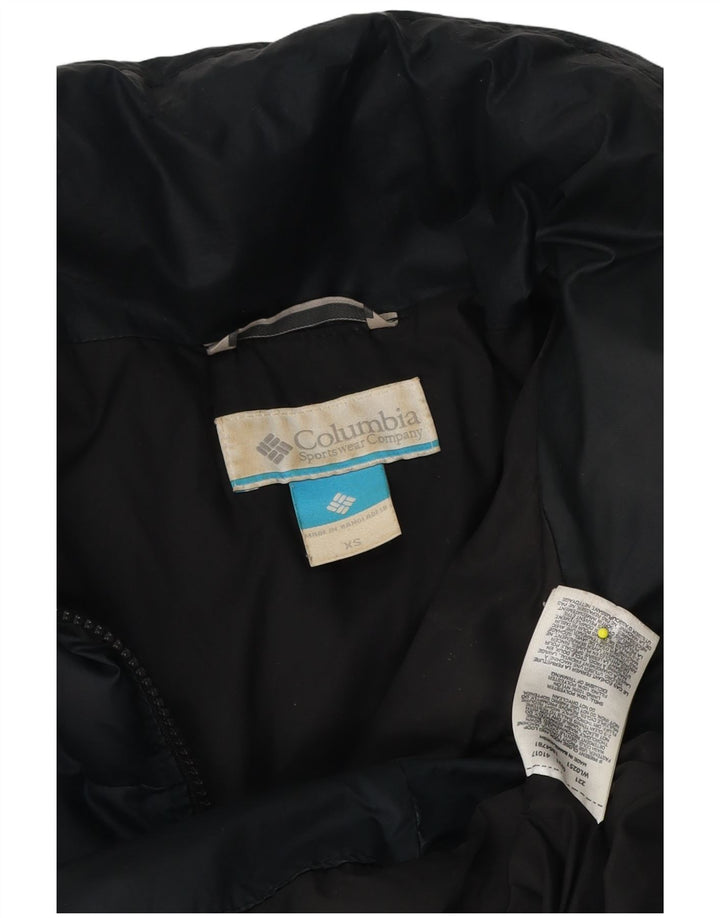 Columbia Chaqueta acolchada extragrande para mujer UK 6 XS Poliéster azul marino