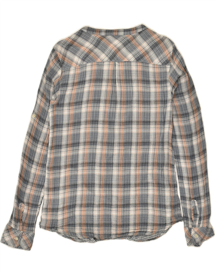MAISON SCOTCH Womens Pullover Shirt US 3 Small Grey Check Cotton Vintage Maison Scotch and Second-Hand Maison Scotch from Messina Hembry 