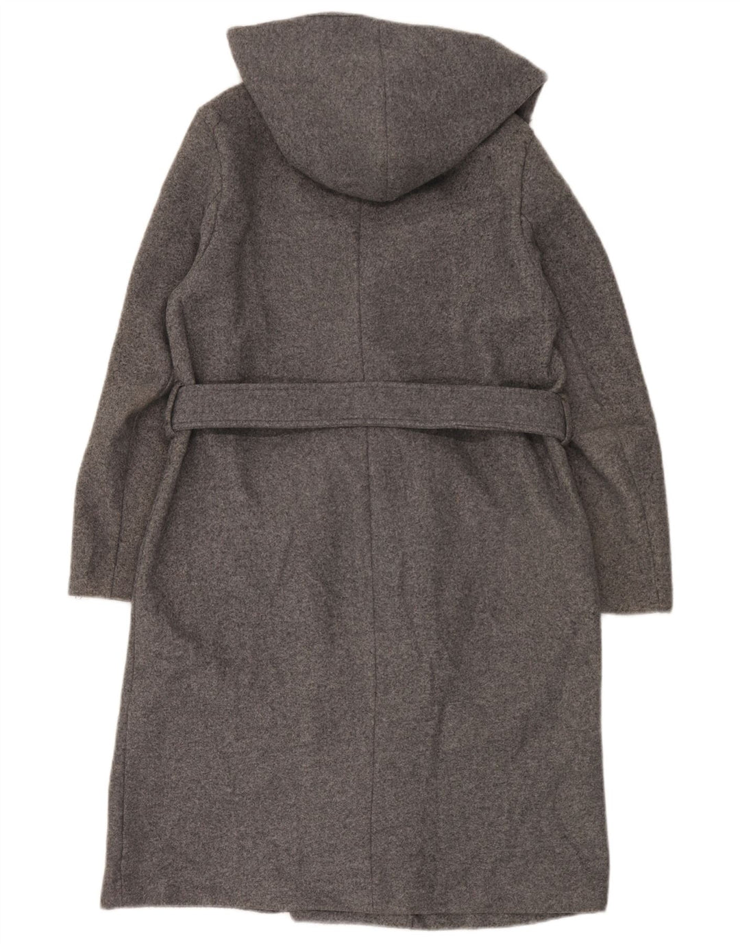 Cappotto oversize con cappuccio da donna Zara UK 6 XS poliestere grigio