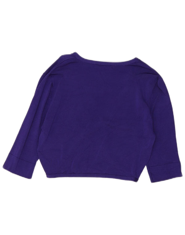 Maglione Bolero a maniche corte da donna Phase Eight UK 12 Viscosa viola medio