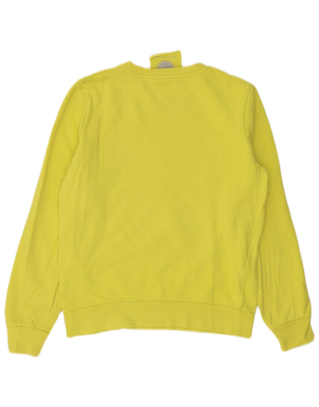 COLMAR Womens Sweatshirt Jumper UK 16 Large Yellow Cotton
