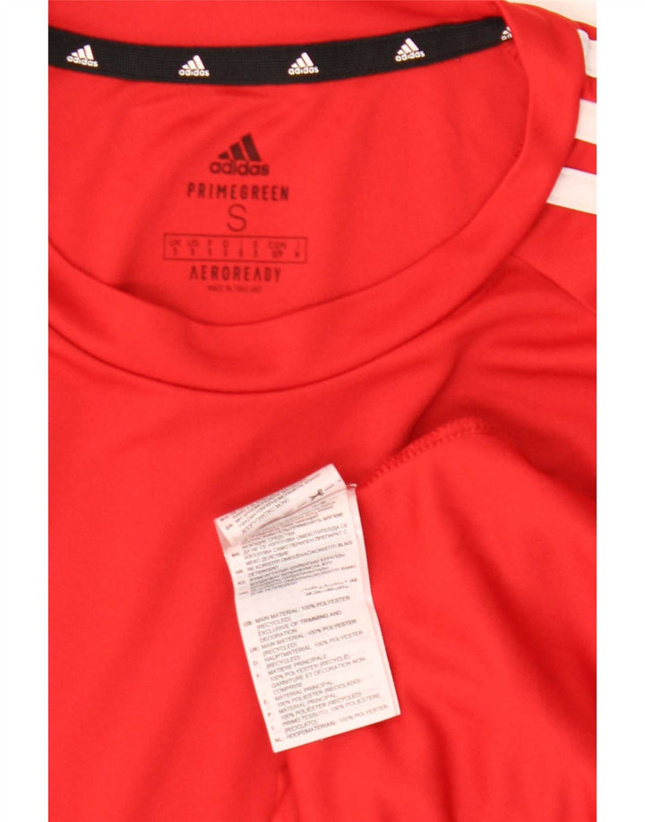Adidas Hombre Aeroready Camiseta Top Pequeño Rojo Poliéster
