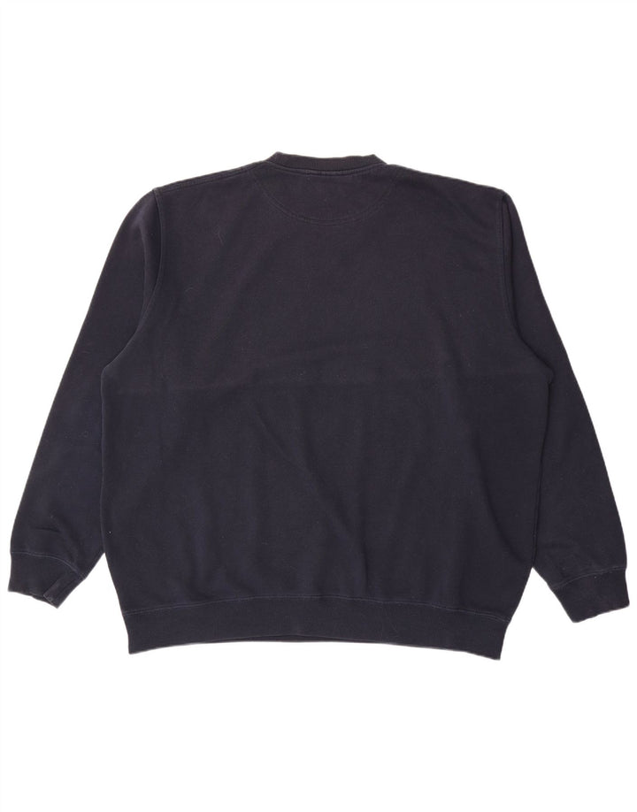 Converse Mens Chuck Taylor Sweatshirt Jumper XL Navy Blue Cotton
