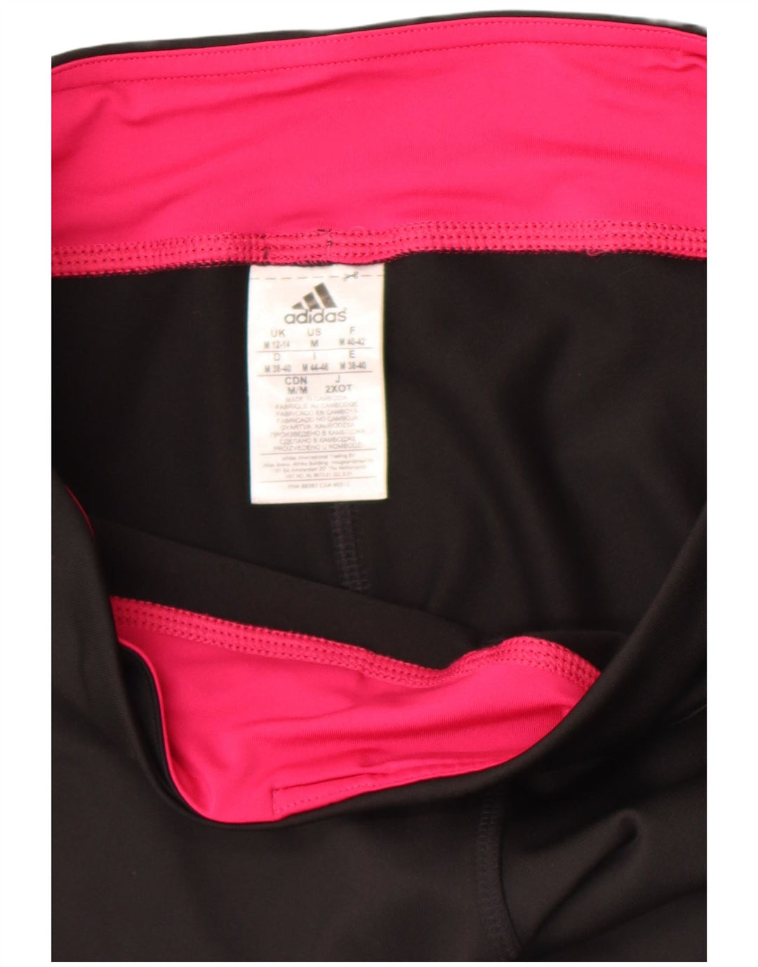 Adidas Womens Climalite Capri Leggings UK 12/14 Medium  Black Polyester