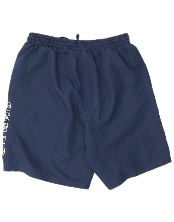 Umbro Herre Graphic Sports Shorts Medium Navy Blue Polyester