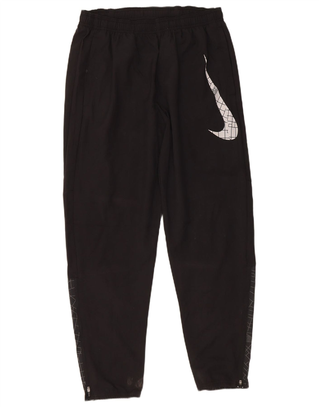 Pantaloni da tuta grafica Nike Dri Fit da uomo, medio nero geometrico