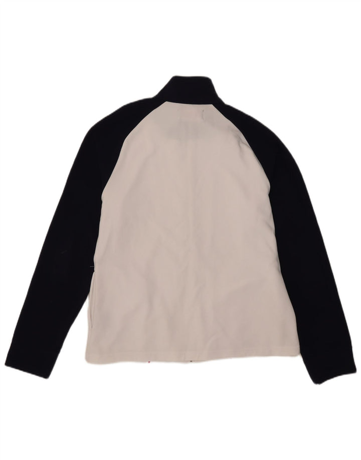 Kappa - Chaqueta de chándal para mujer, talla 48, 2XL, color blanco, poliéster