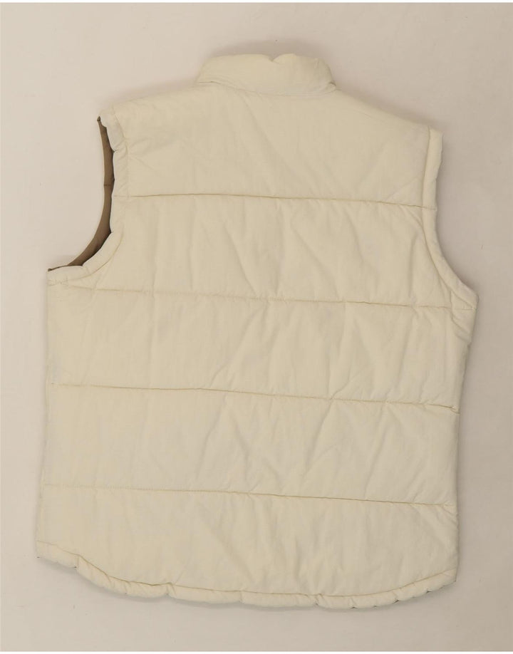 ESPRIT Mens Reversible Padded Gilet UK 42 XL Brown Nylon Vintage Esprit and Second-Hand Esprit from Messina Hembry 