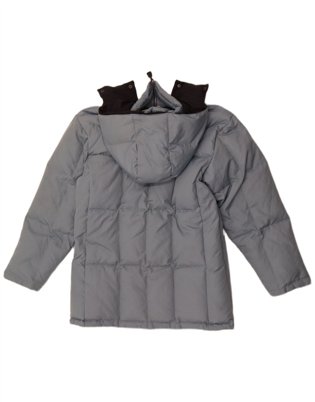 Asics Mens Hooded Padded Jacket UK 36 Small Blue Polyester