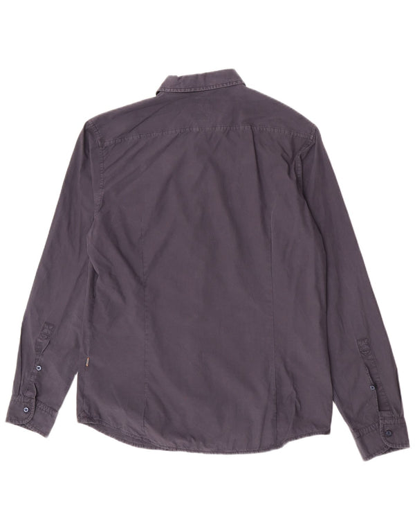 Camisa Hugo Boss Hombre Slim Fit Grande Azul Marino