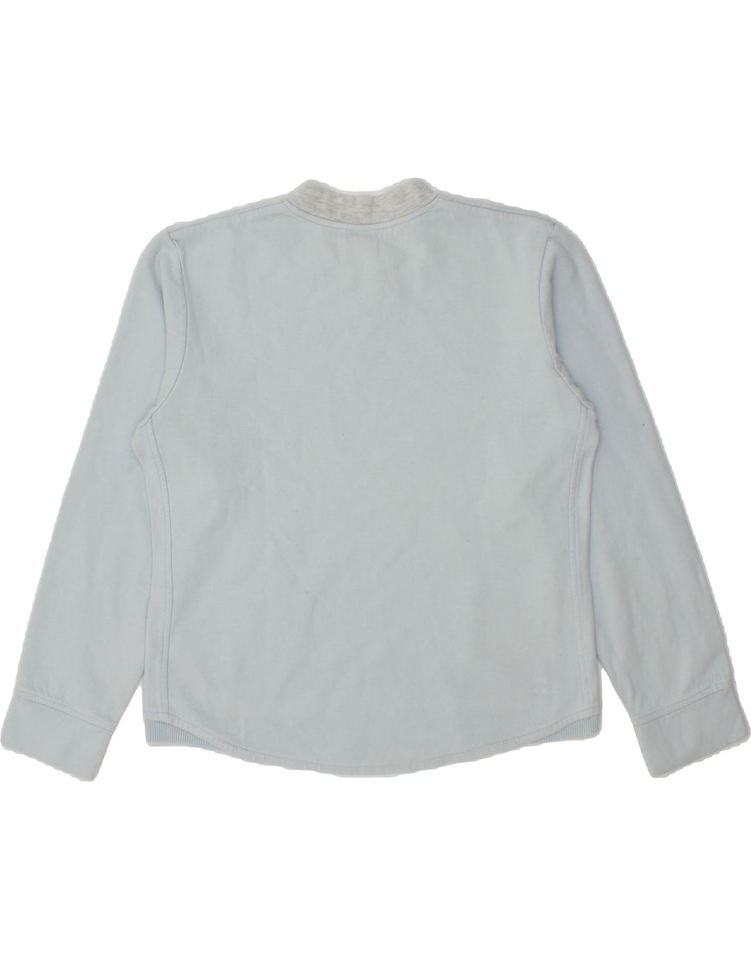 NIKE Womens Sweatshirt Jumper UK 14/16 Large Blue Cotton Vintage Nike and Second-Hand Nike from Messina Hembry 