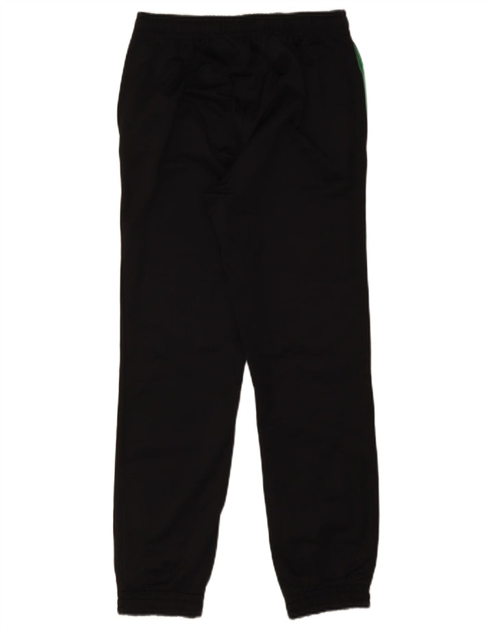 Kappa Boys Graphic Tracksuit Trousers Joggers 13-14 Years Black Polyester