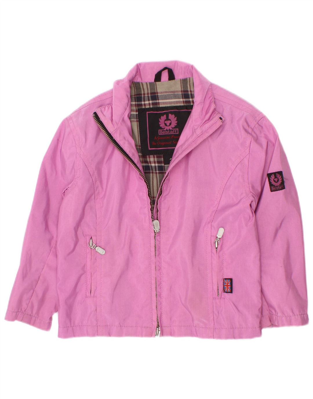 Belstaff Girls Bomber Jacket 2-3 Years Pink Nylon