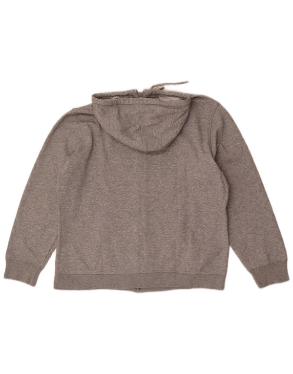 Felpa con cappuccio e zip da donna Puma UK 16 Large Grigio