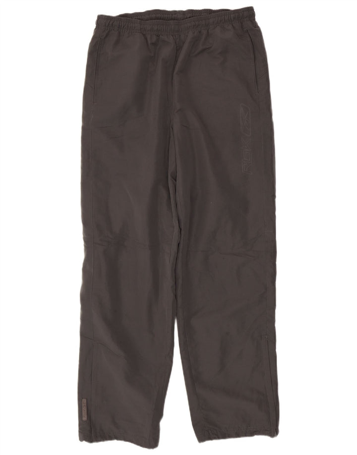 REEBOK Mens Tracksuit Trousers Medium  Grey Polyester