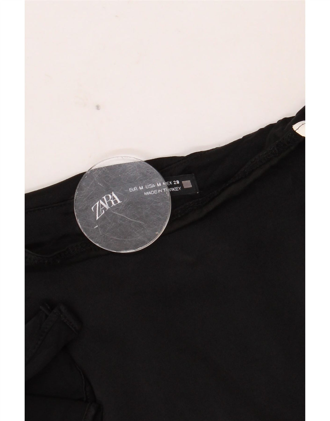 Zara Womens Midi Skirt Medium W28 Black