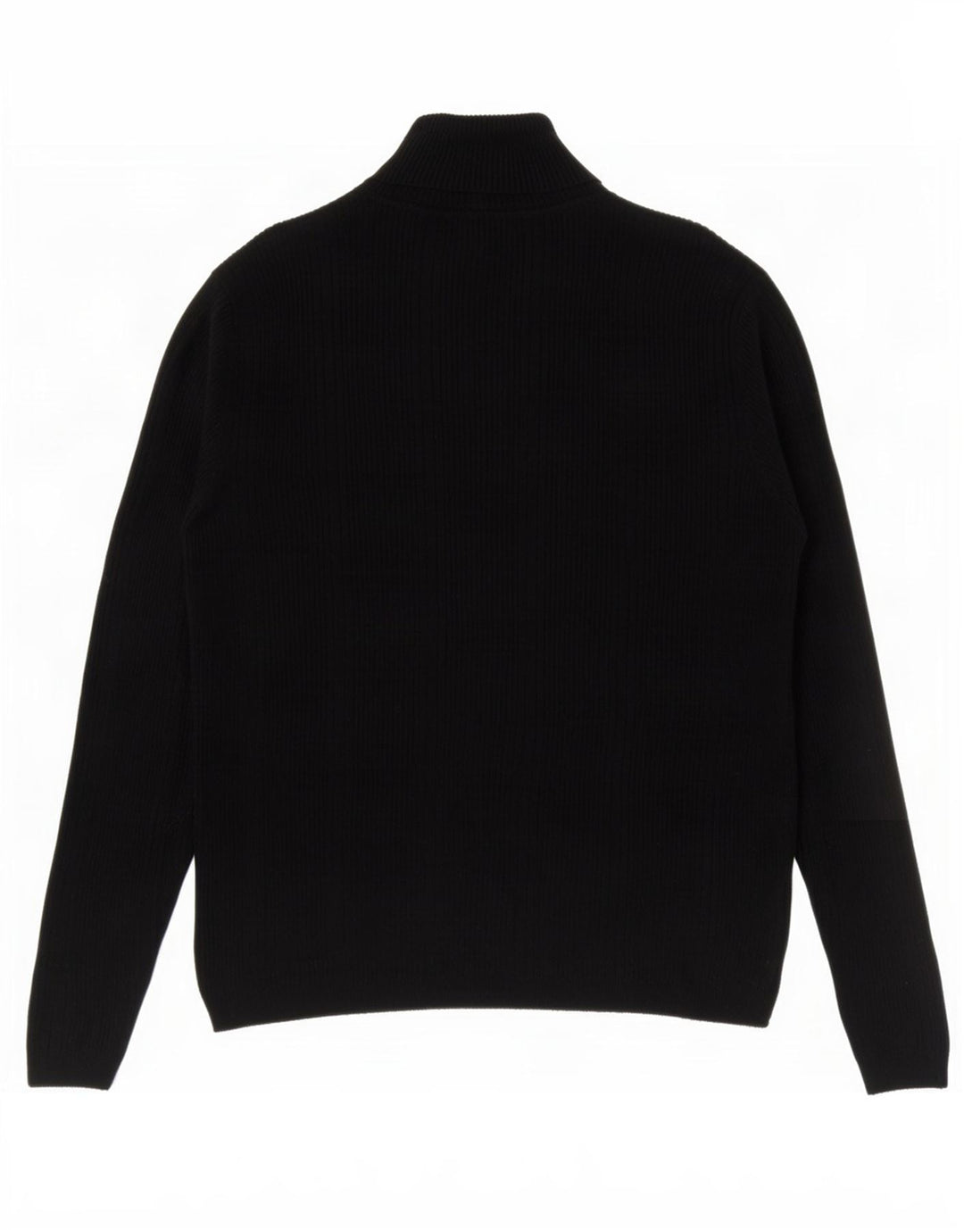 Marks & Spencer Damski sweter z golfem UK 12, średni czarny wiskoza