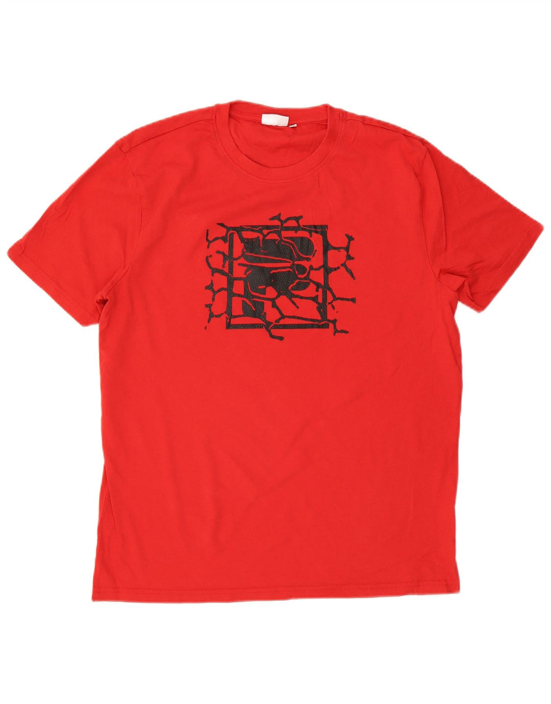 Fila Mens Graphic T-Shirt Top XL Red
