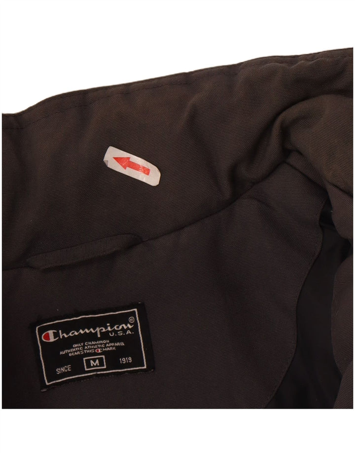 Champion Mens Padded Coat UK 38 Medium Black Nylon