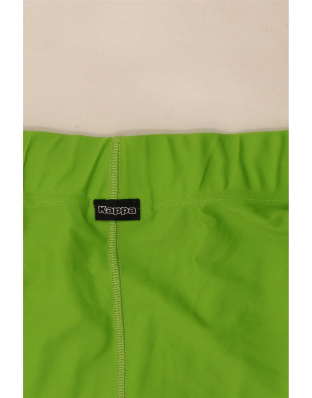 Kappa Womens Sport Shorts UK 10 Small Green Polyamide