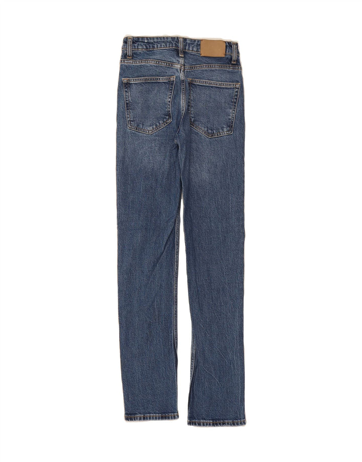 ZARA Womens Straight Jeans EU 32 2XS W25 L30 Blue Vintage Zara and Second-Hand Zara from Messina Hembry 