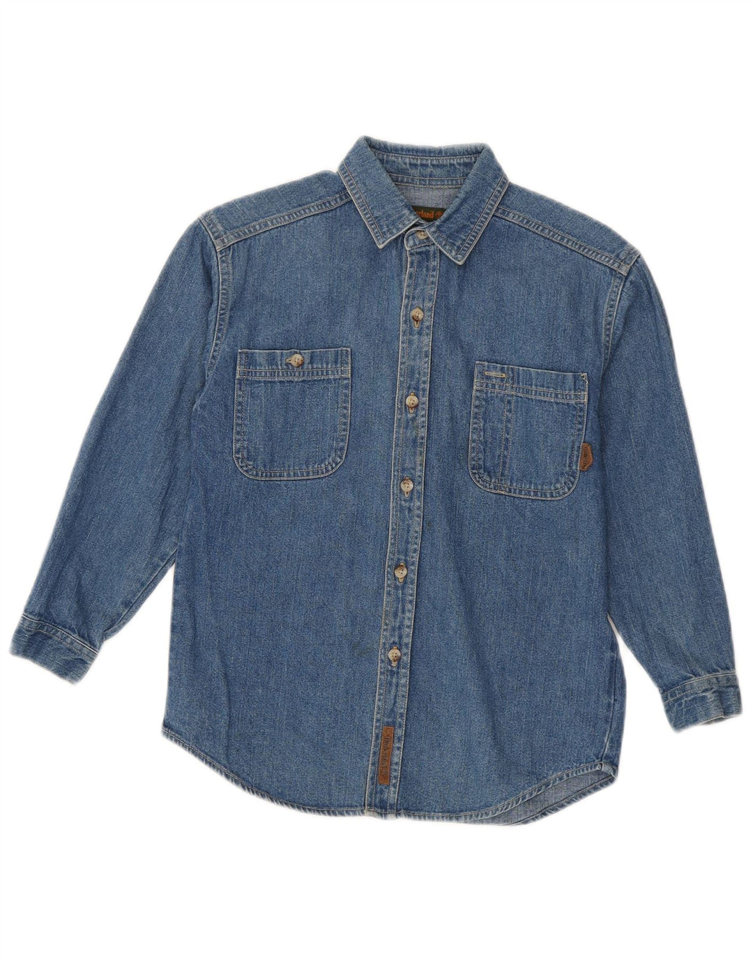 Timberland Boys denimskjorte 7-8 år blå bomuld