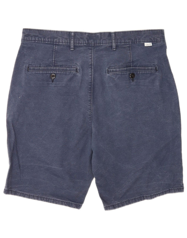 Pantaloncini chino da uomo Levi's W34 Large in cotone blu navy