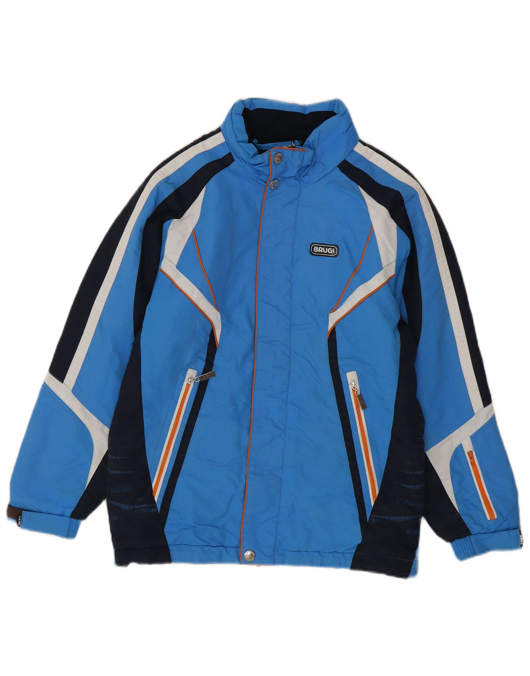 Μπουφάν Brugi Boys Ski 11-12 Years Blue Colourblock Polyamide
