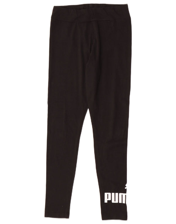 Leggings grafici da donna Puma UK 12 Medium Black Cotton Sports